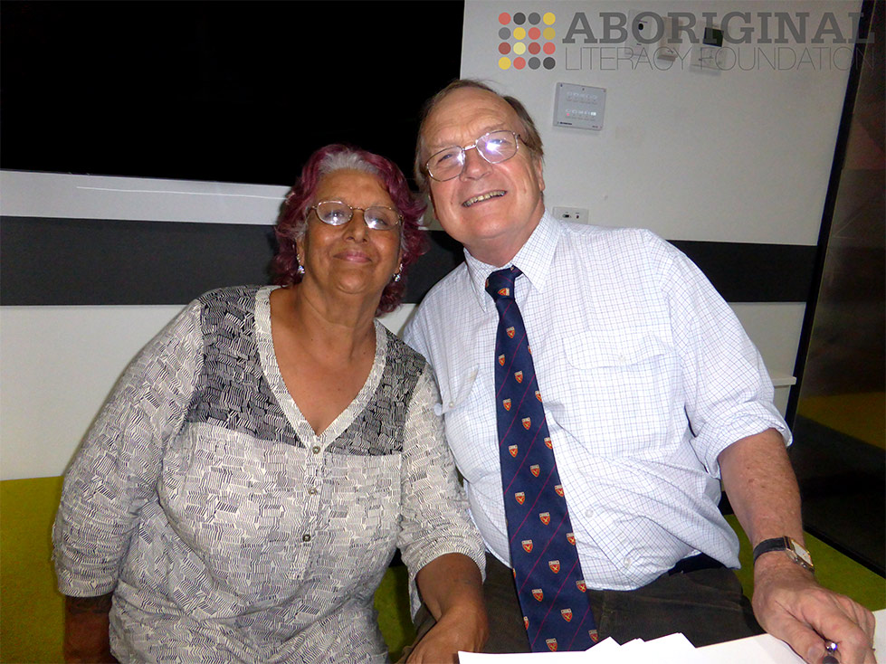 Sue Bacon with Dr Anthony Cree